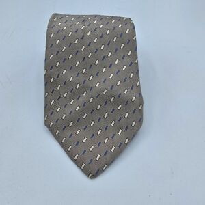 RBM Collection Necktie Tie Men Multicolor Geometric 100% Silk Vintage 57 x 4